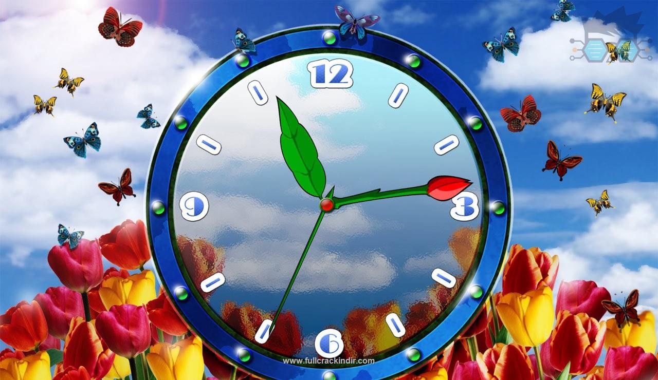 flower-clock-3d-screensaver-1006-tam-surum-indir