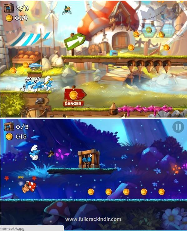 smurfs-epic-run-v181-apk-data-mod-para-indir