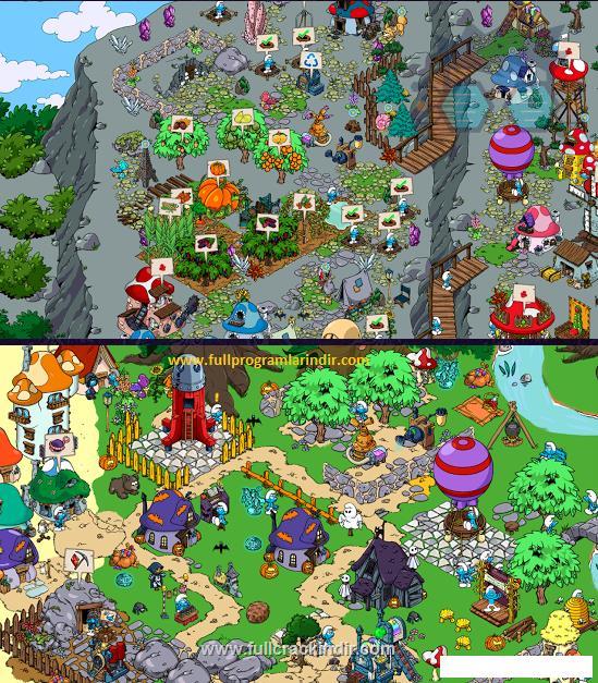 smurfs-village-sirinler-koyu-v2150-android-tam-apk-hile-indir