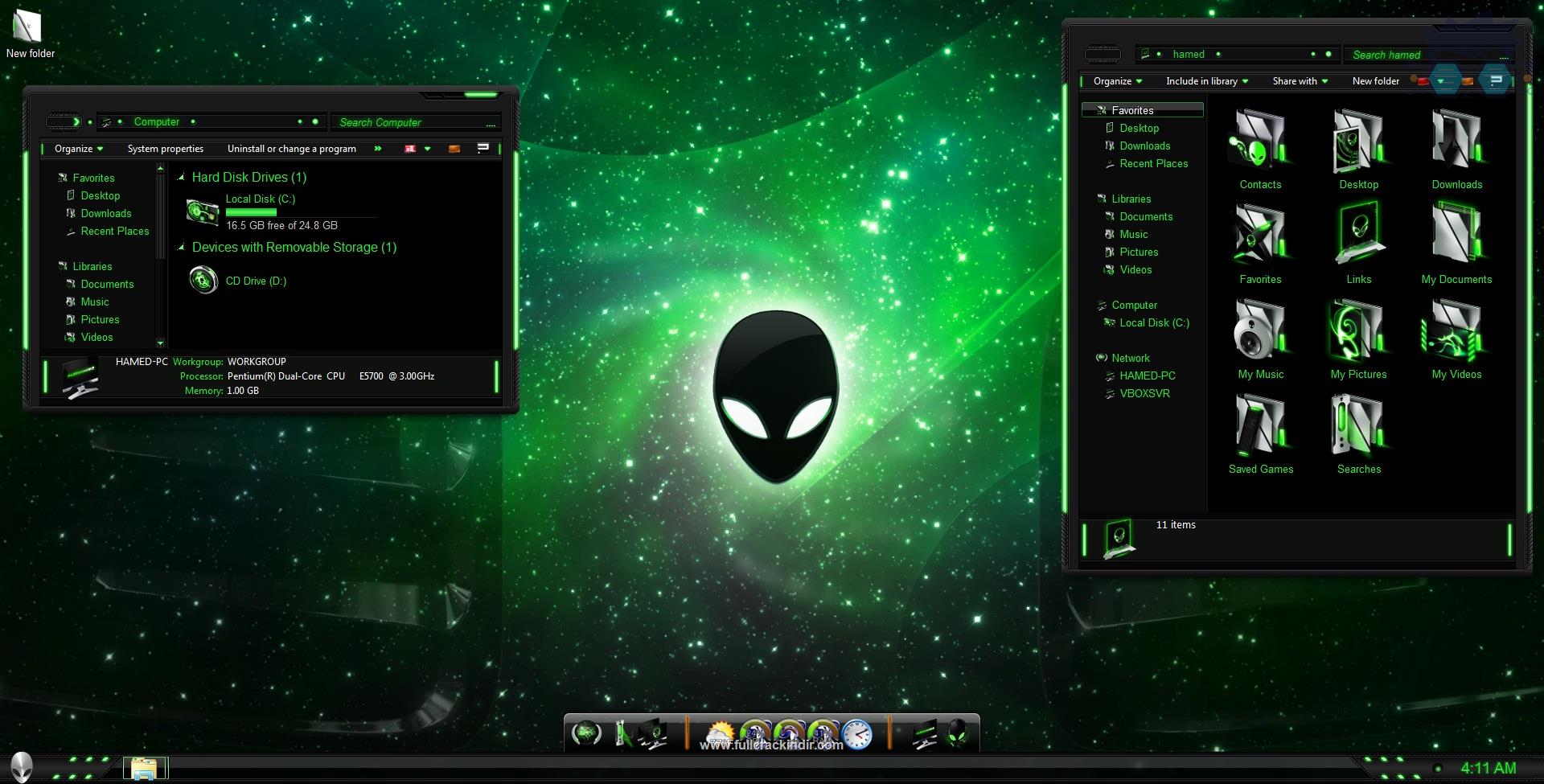 windows-alien-yesil-deri-paket-temasini-v30-turkce-indir